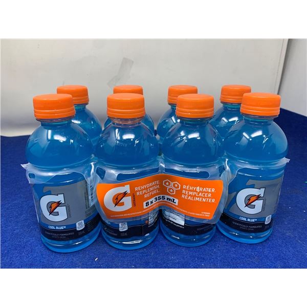 Gatorade Cool Blue Electrolyte Beverage (8 x 355ml)