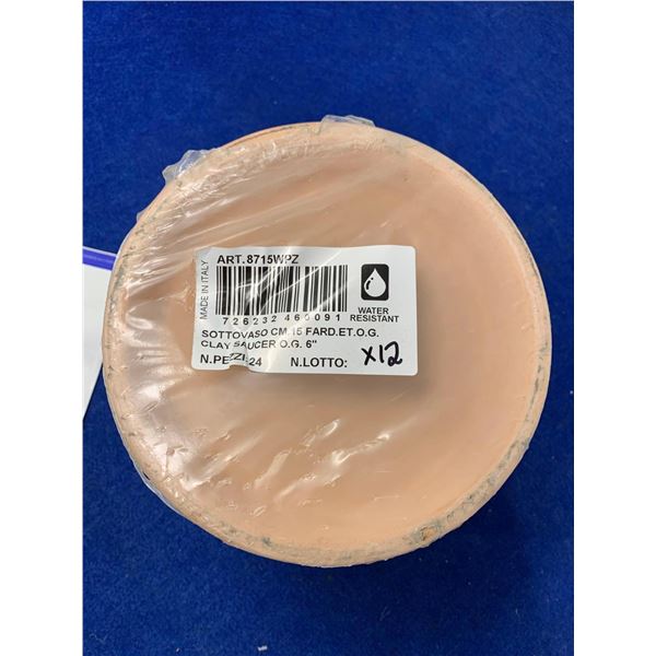 Clay Saucer (6in x 12)