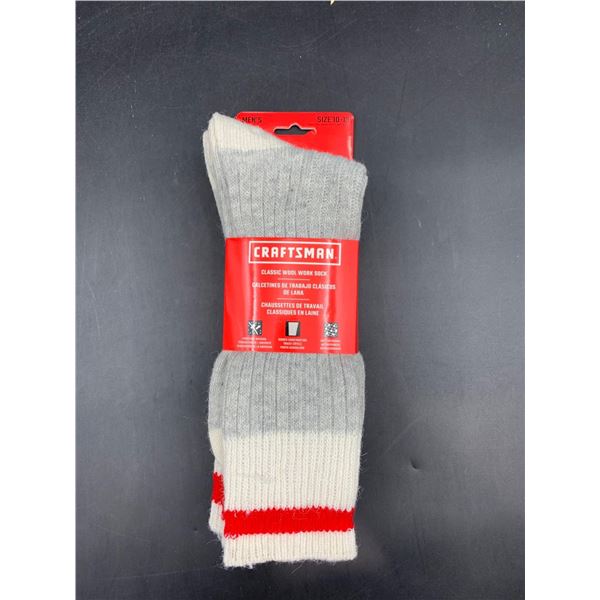 Craftsman Classic Wool Work Sock (size 10-13)