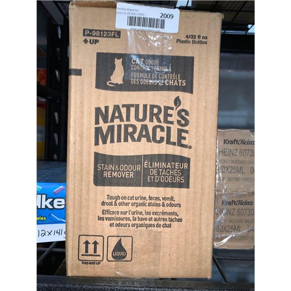 CASE LOT - Naturès Miracle Stain & Odor Remover 4x32oz