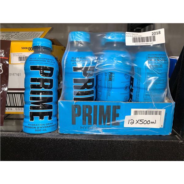 CASE LOT - Prime Energy Drink  - Blue Raspberry 12x500ml