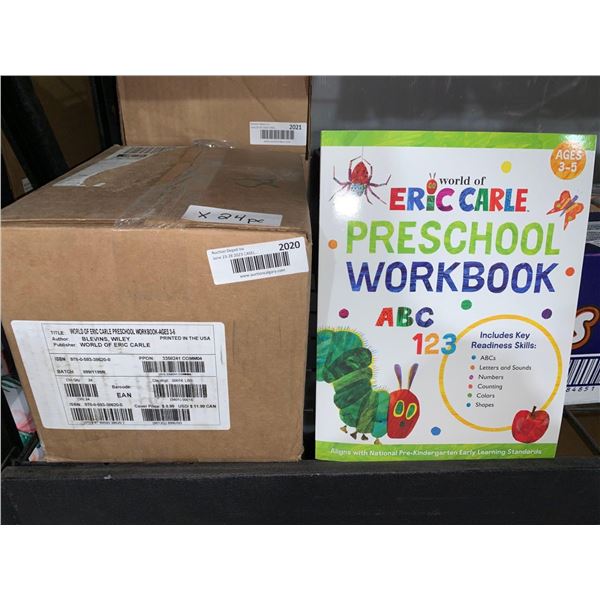 CASE LOT - Eric Carle Preschool Workbook - Lot of 24