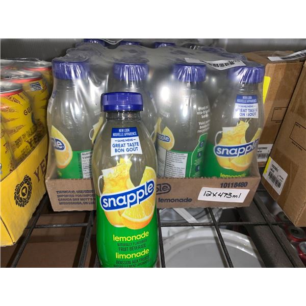 CASE LOT - Snapple Lemonade 12x473ml