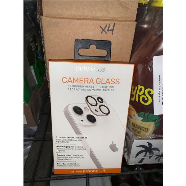 CASE LOT - Duraglass Camera Glass for iPhone13 - Lot of 4