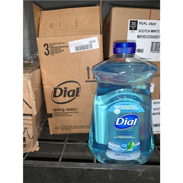 CASE LOT - Dial Antibacterial Hand Soap Refills 2x 1.53L