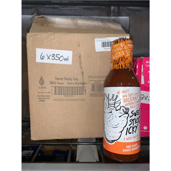 CASE LOT -Sweet Sticky Icky BBQ Sauce 6x350ml
