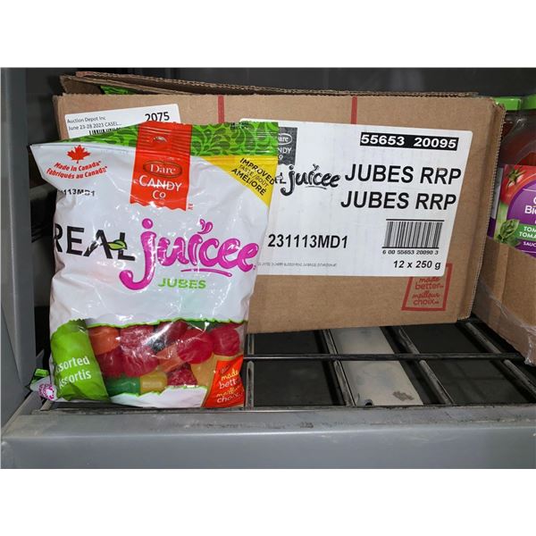 CASE LOT - Dare Real Juice Jubes 12 x 250g