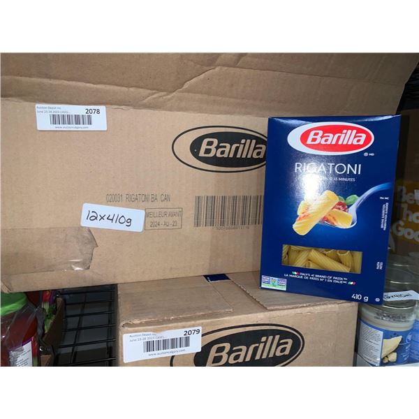 CASE LOT -Barilla Rigatoni Pasta 12x410g