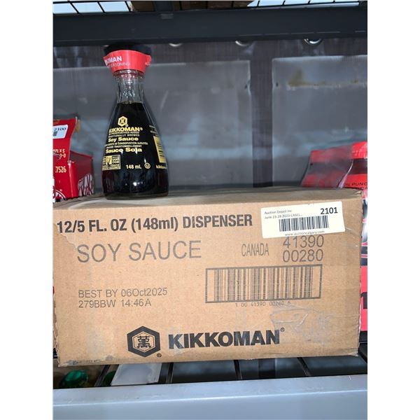 CASE LOT - Kikoman Soya Sauce 12x148ml