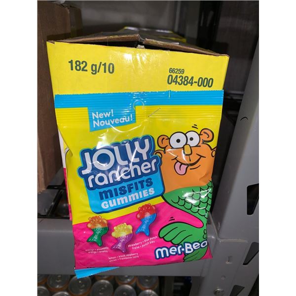 CASE LOT - Jolly Rancher Misfits Gummies 10 x 182g