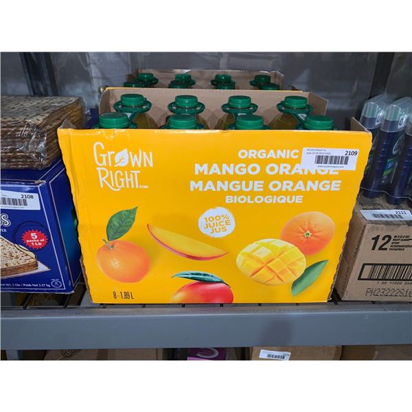 CASE LOT - Organic Mango Orange Drink 8 x 1.89L
