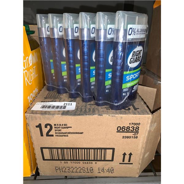 CASE LOT - Right Guard Deodorant 12 x 85g