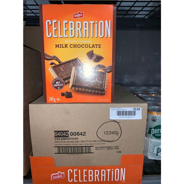 CASE LOT -Celebration Milk Chocolate Butter Cookies 12 x 240g