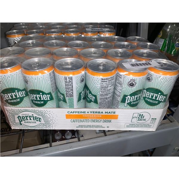 CASE LOT - Perrier Caffeine & Yerba Mate Tangerine 24 x 330ml