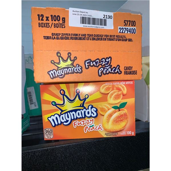 CASE LOT - Maynard Fuzzy Peach 12 x 100g