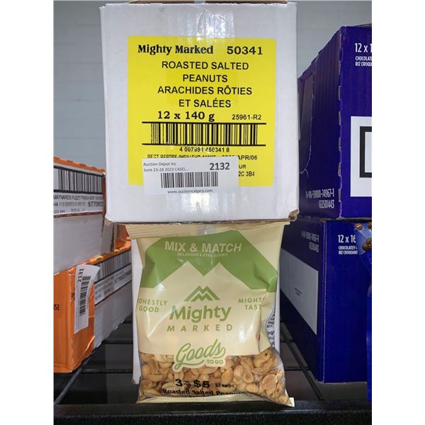 CASE LOT - Roasted Salted Peanuts 12 x 140g