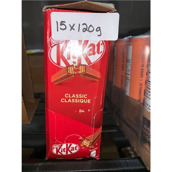 KitKat Original Candy Bars 15x120g