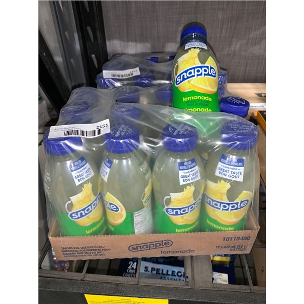 CASE LOT - Snapple Lemonade 12 x 473ml