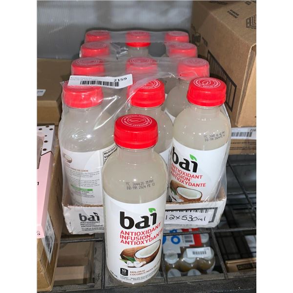 CASE LOT - bai  Molokai Coconut Antioxidant Infusion Drink 12x530ml