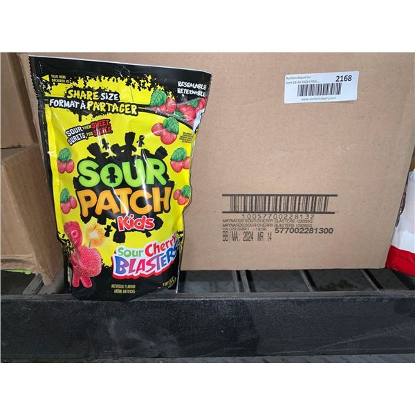 CASE LOT -  Maynard's Sour Patch Kids Sour Cherry Blast 12x355g