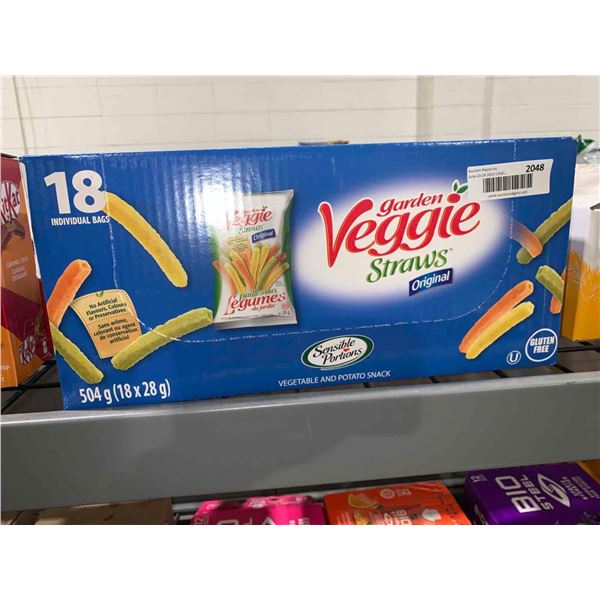 CASE LOT - Veggie Straws 18 x 28g