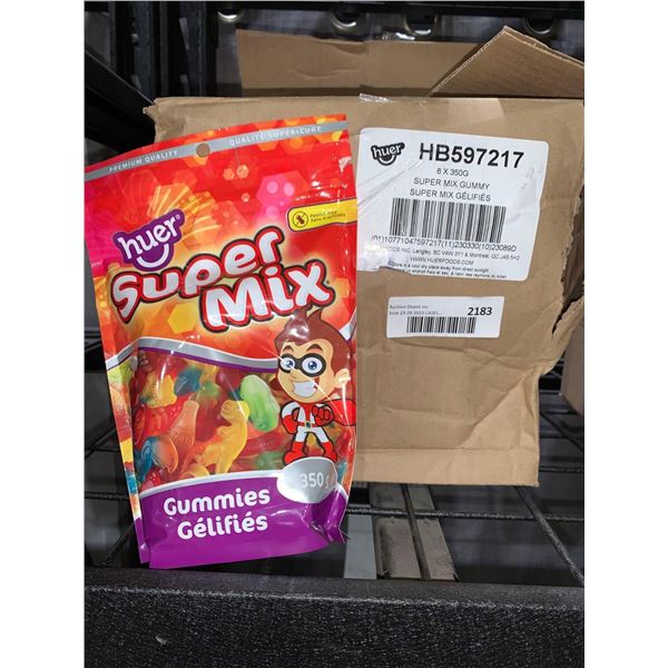 CASE LOT - Huer Super Mix Gummies 8x350g