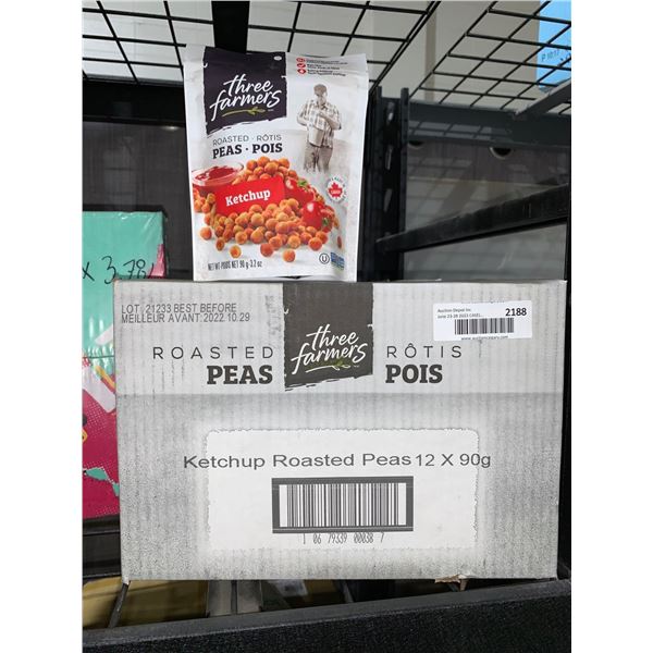 CASE LOT - Three Farmers Roasted Peas Ketchup 12 x 90g