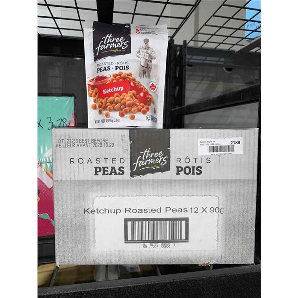 CASE LOT - Three Farmers Roasted Peas Ketchup 12 x 90g