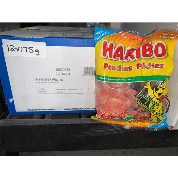 CASE LOT - Haribo Peaches 12 x 175g
