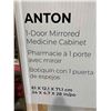 Image 3 : Ove Anton 1 Door Mirrored Medicine Cabinet