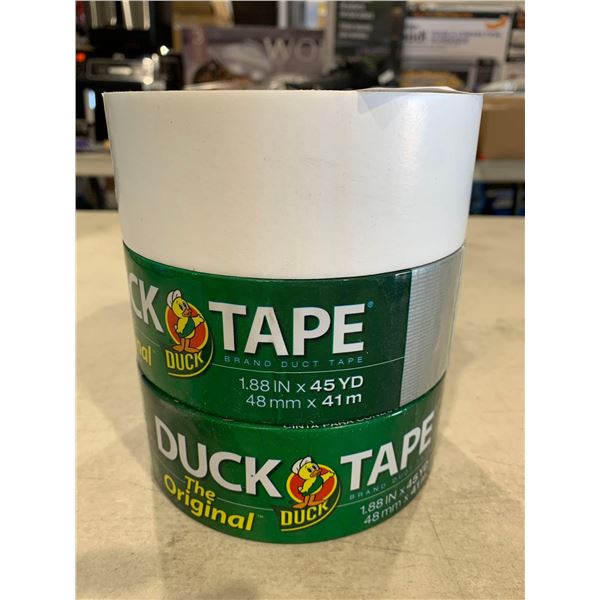 Duck Tape - White - 3x(1.88"x45 yd)