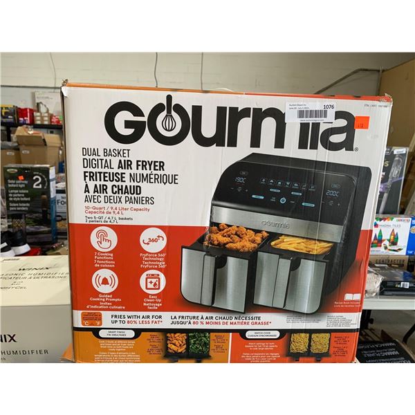 Gourmia Dual Drawer Digital Air Fryer