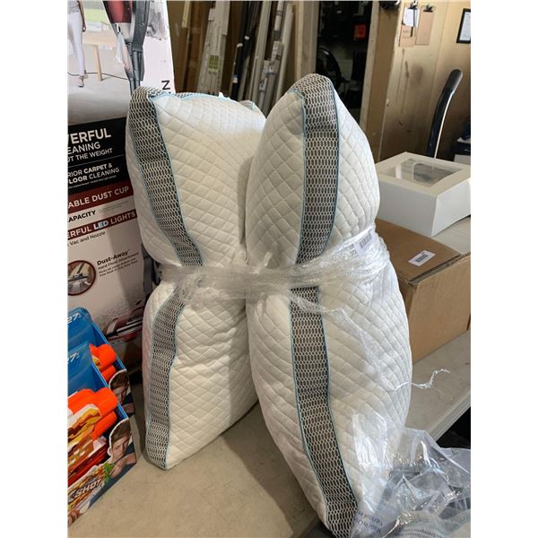 Sealy Frost Cooling Pillows - Lot of 2 Standard Queen Size - Out of Pkg