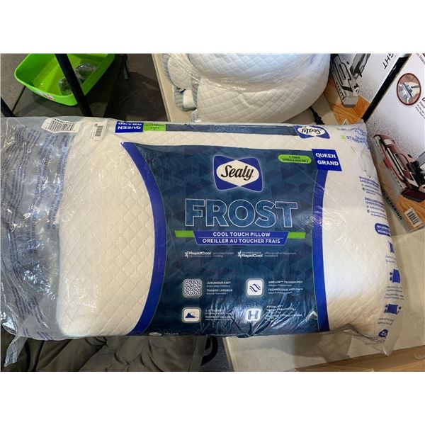 Sealy Frost Cooling Pillows - Lot of 2 Standard Queen Size