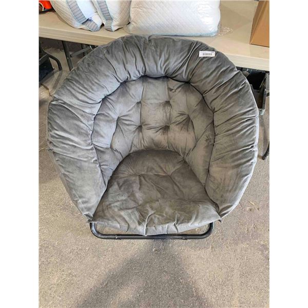 Urban Lounge Over Sized Folding Saucer Chair - Minor Damage as Shown In Photos