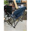 Image 4 : timber Ridge Director Style Folding Camp Chair with Side Table