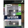 Image 2 : Weiser Brushed Nickle Handled Passage Lever