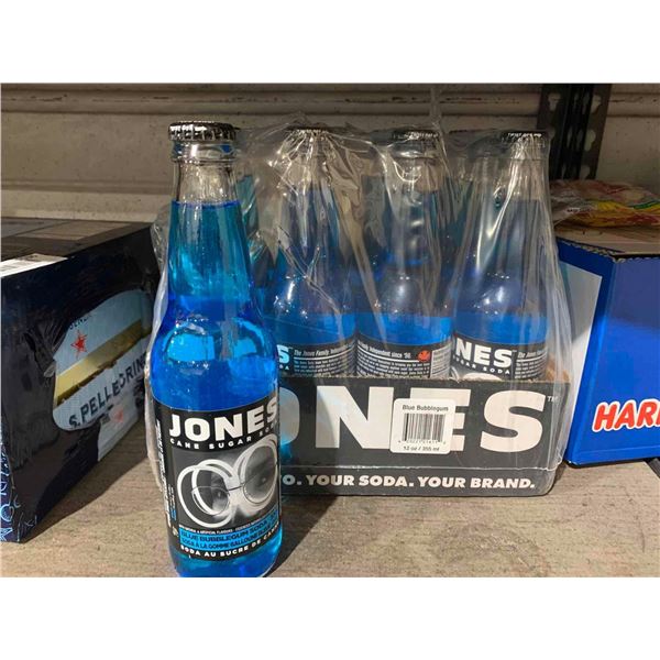 Jones Soda Blue Bubblegum 12 x 355ml