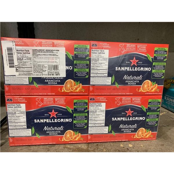 Sanpellegrino Sparkling Orange and Blood Orange Beverage 4x(6 x 330ml)
