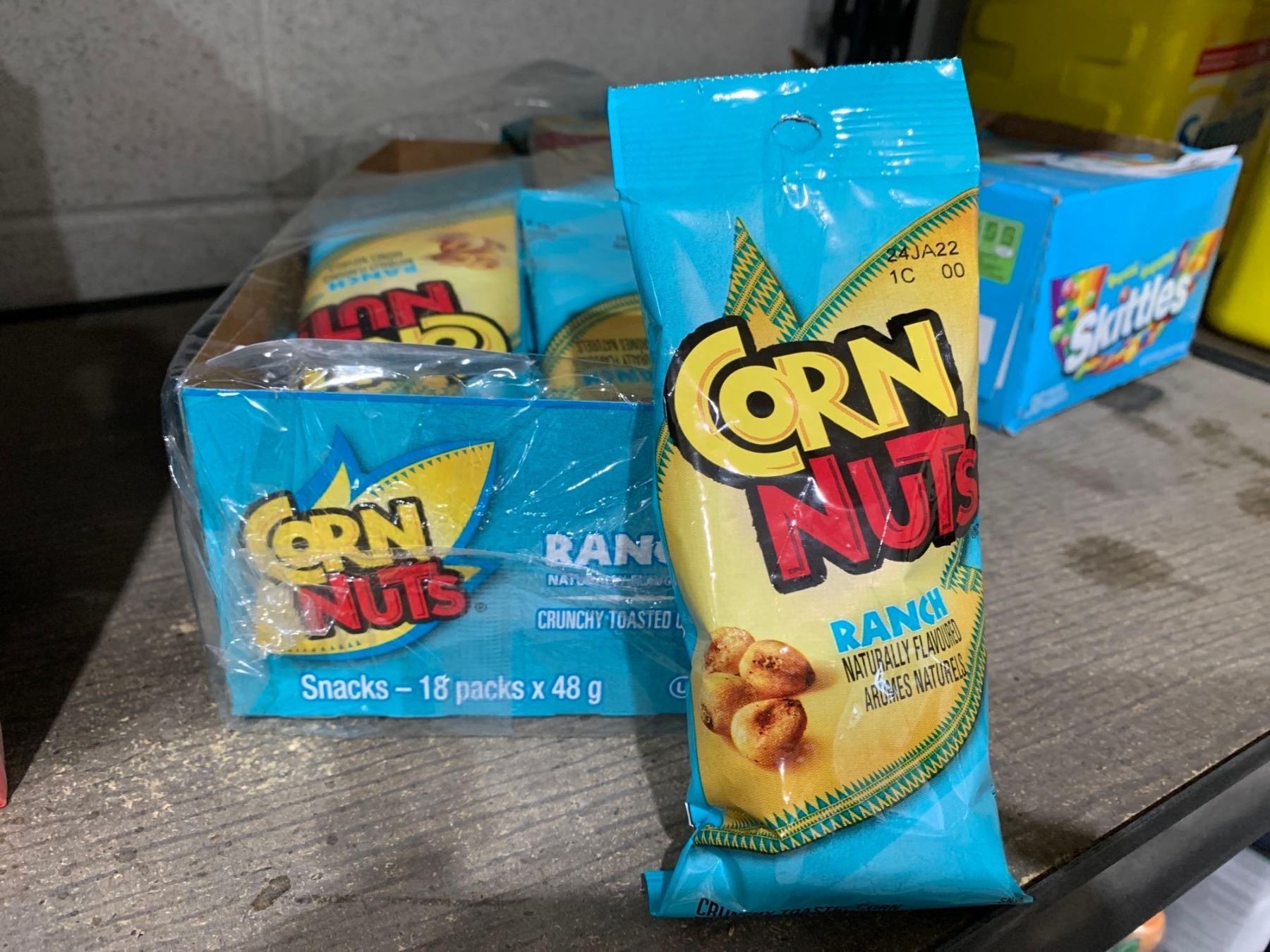 Corn Ranch Snack Corn Nut Ranch Crunchy Snacks 18x48g