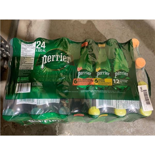 Perrier Assorted Flavor Sparkling Spring Water 24x500ml