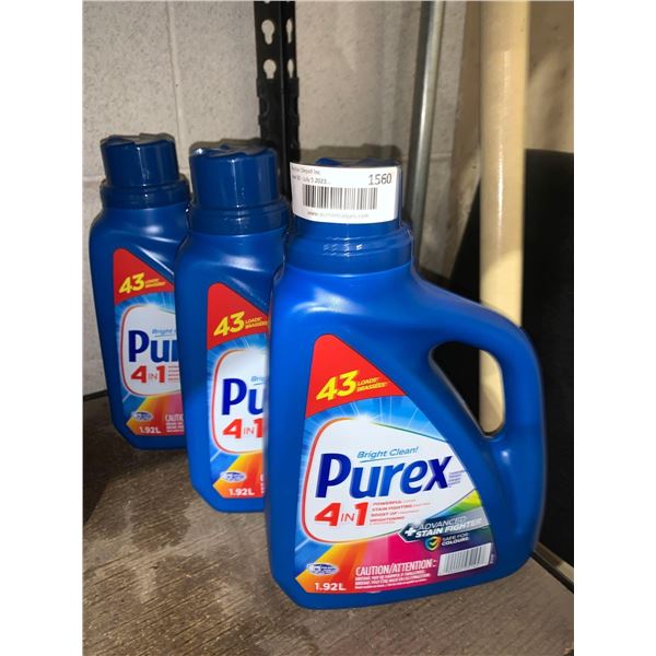 Purex 4in1 Laundry Detergent (3x1.92L)