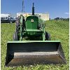 Image 3 : JOHN DEERE 2130 DIESEL TRACTOR W / LOADER