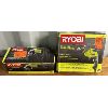 Image 1 : LOT OF 2 - RYOBI HAND TOOLS - ANGLE GRINDER & HAMMER DRILL - WORKING