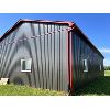 Image 2 : BARN STEEL - NEW - BROWN W/ RED TRIM 