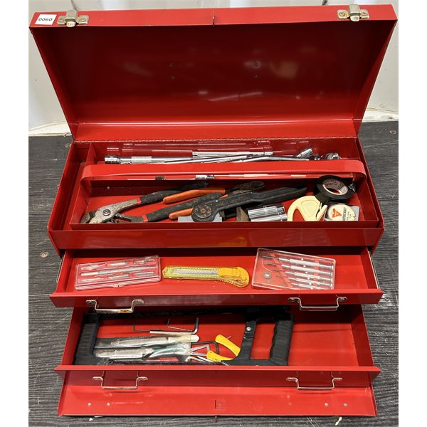 BEACH TOOL BOX W/ TOOLS