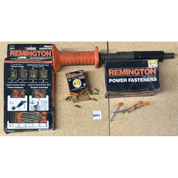 REMINGTON POWER FASTENER KIT - UNTESTED