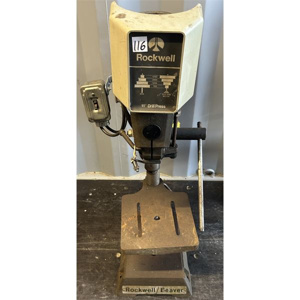 ROCKWELL 11 INCH BENCHTOP DRILL PRESS