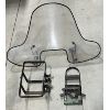 Image 1 : LOT OF 3 ATV PARTS - WINDSHIELD, CHAINSAW HOLDER, GAS CAN HOLDER