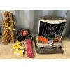 Image 1 : JOB LOT - KEROSENE HEATER, HAMMOCK, TAPE MEASURE, NYLON ROPE, SPOT LIGHT (MISSING CORD)